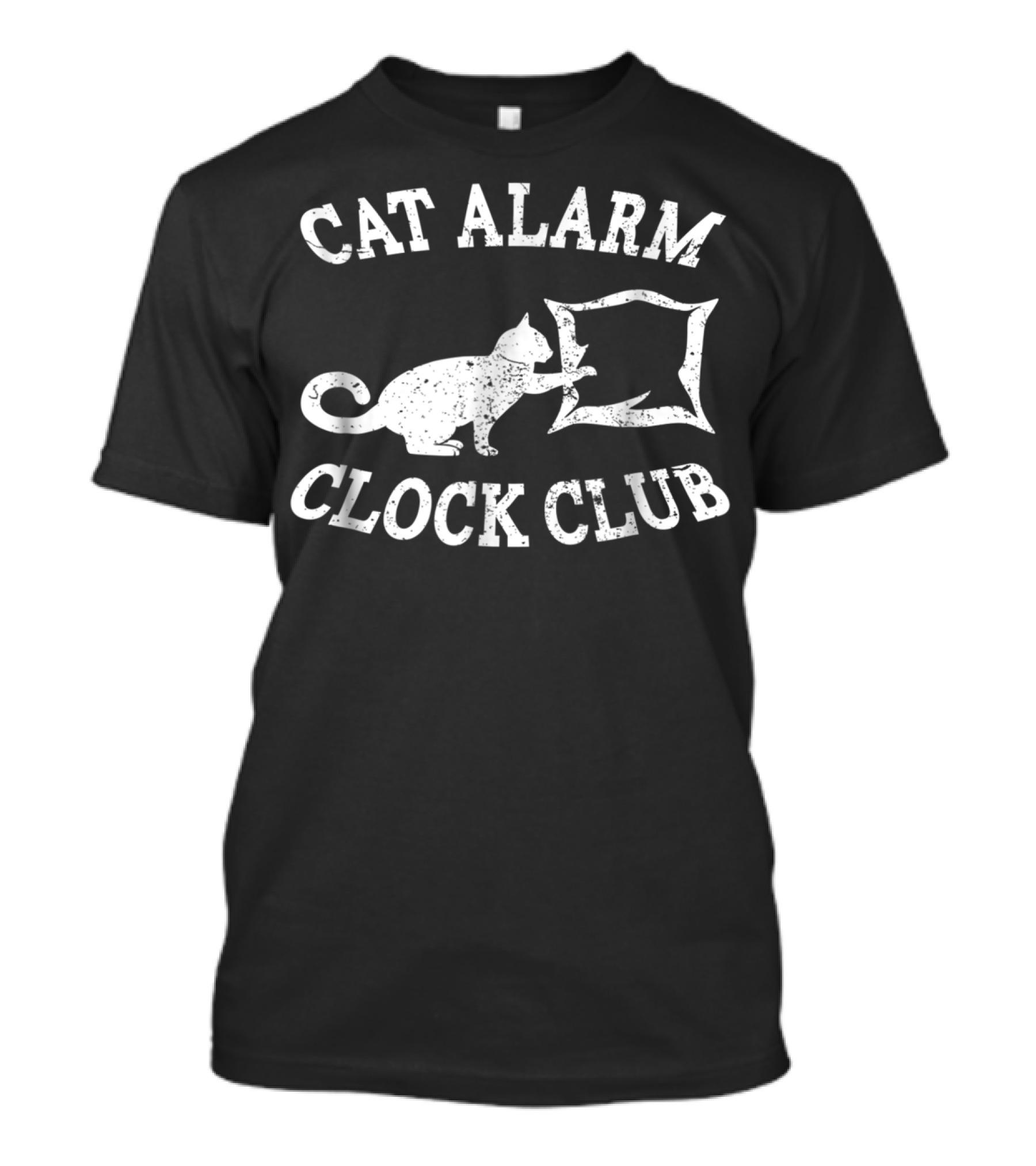 Cat Alarm Clock Club T-Shirt