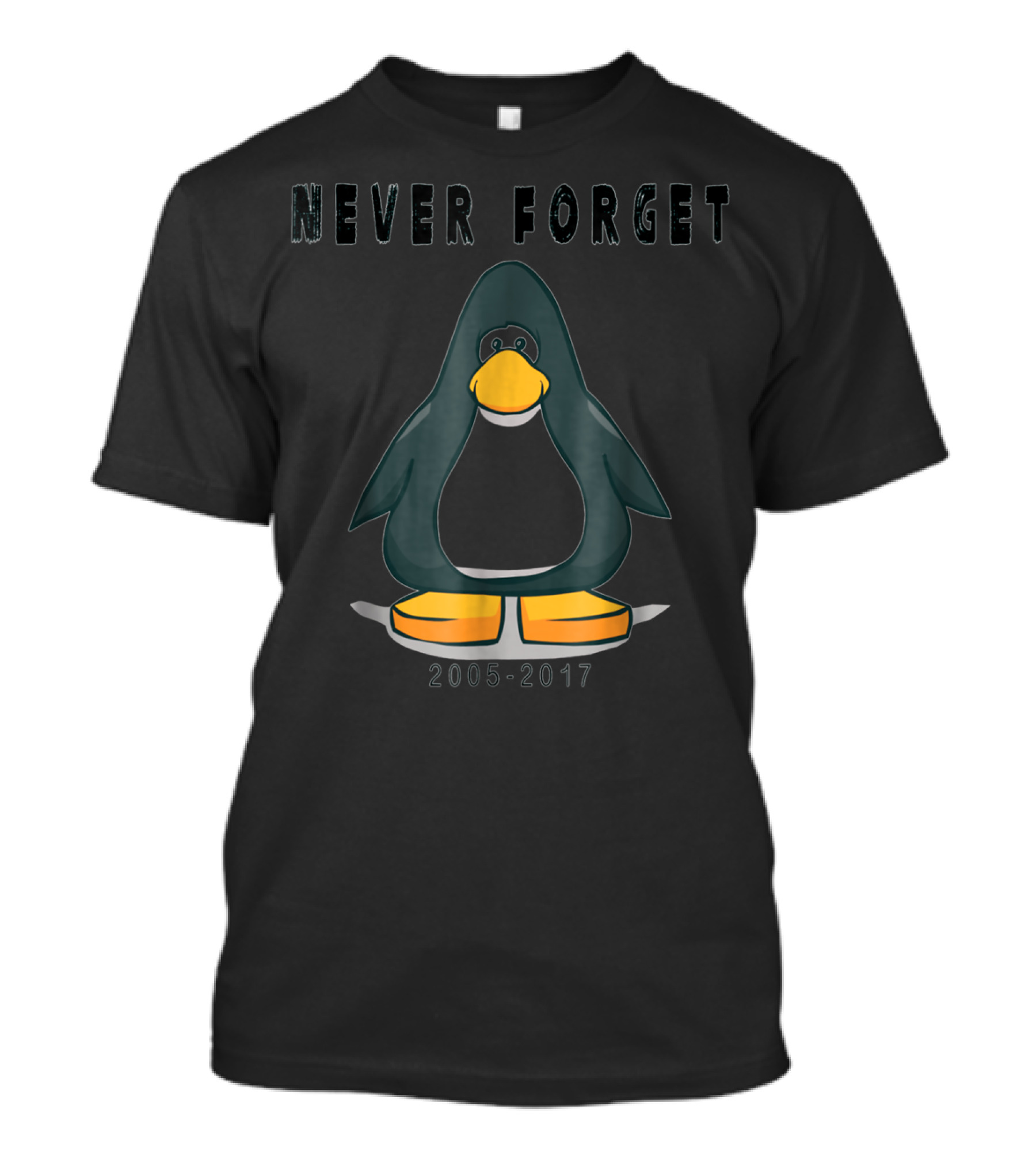 Club Penguin Never Forget 2005-2017 T-Shirt