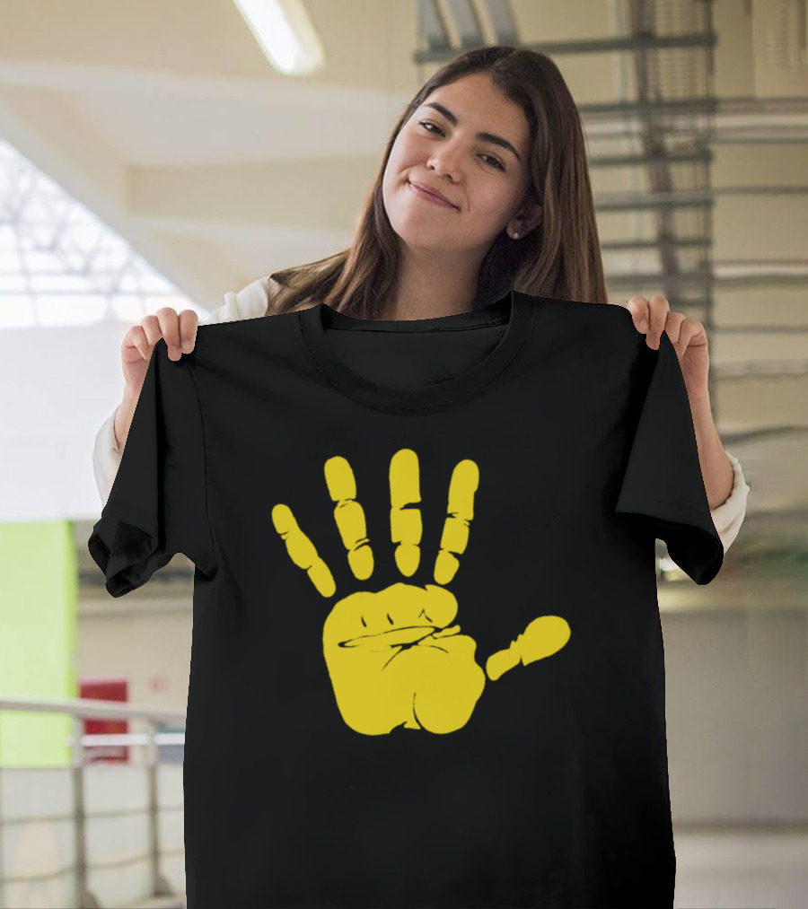 Cinco Jersey Yellow Handprint T-Shirt