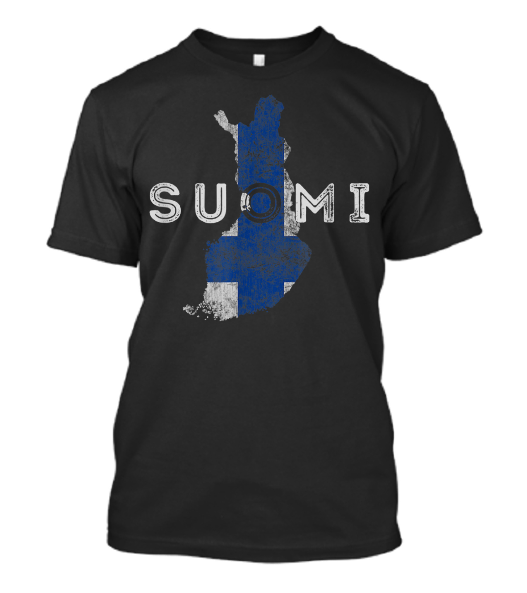 Suomi Finnish Map Flag T-Shirt