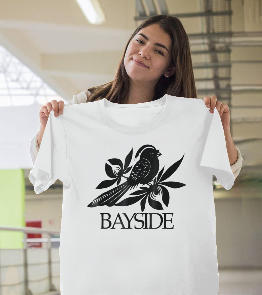 Bayside Bird and Flower T-Shirt