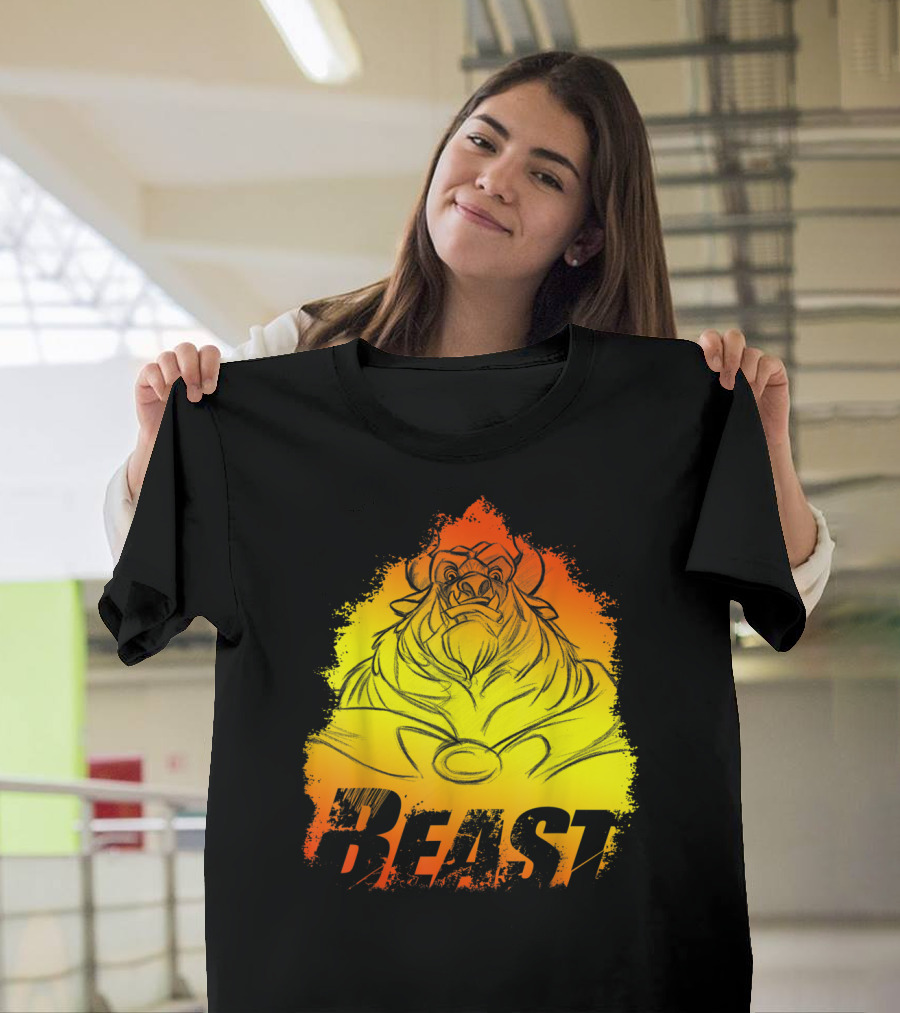 Disney Beauty and the Beast Gradient Beast T-Shirt
