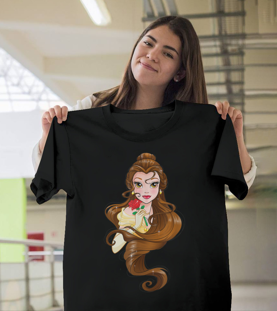 Disney Beauty and the Beast Belle with Rose T-Shirt