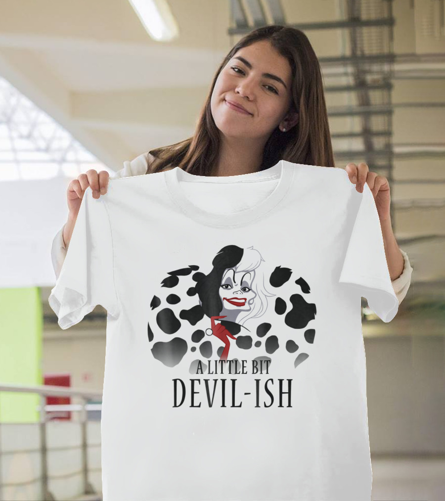 Disney Dalmatians Cruella A Little Bit Devil-Ish T-Shirt