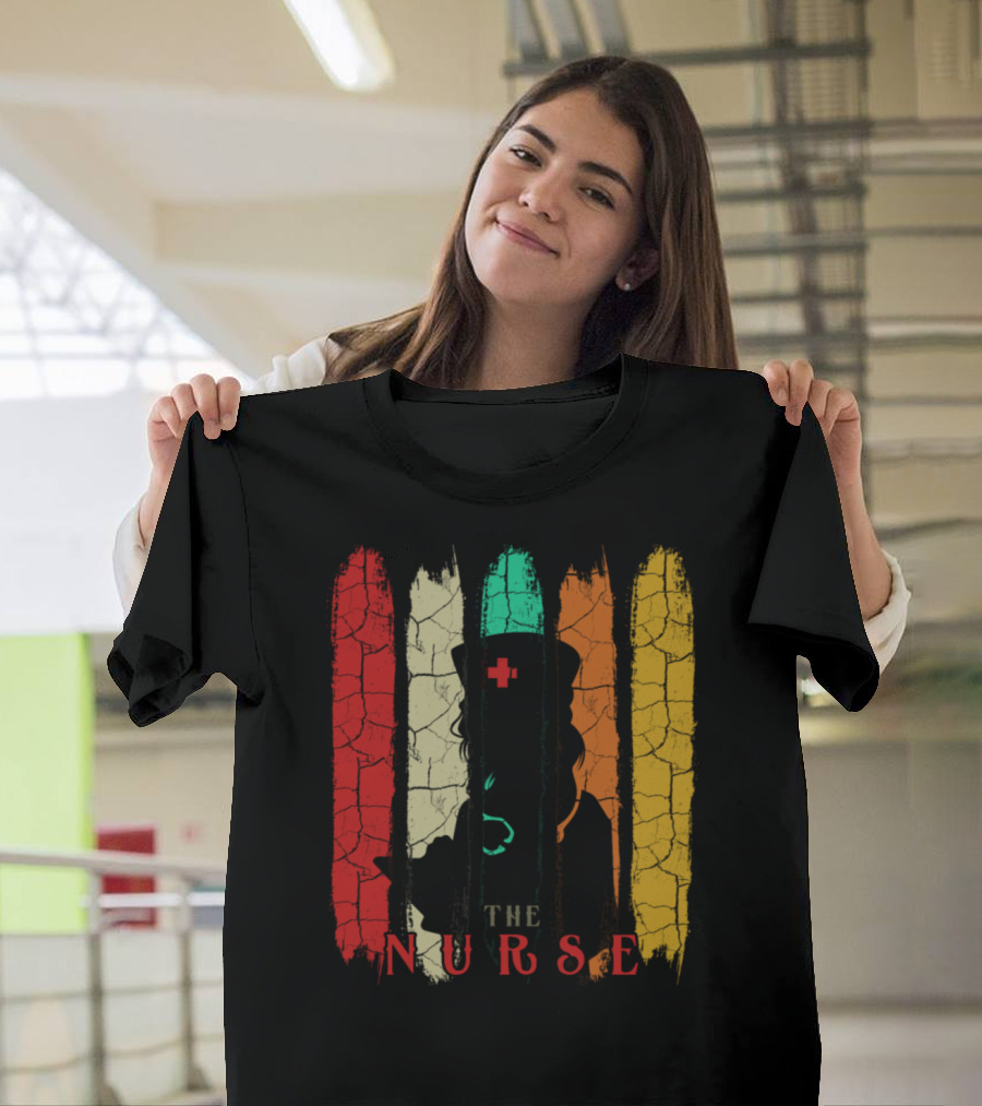 Retro Style Vintage The Nurse Cool T-Shirt