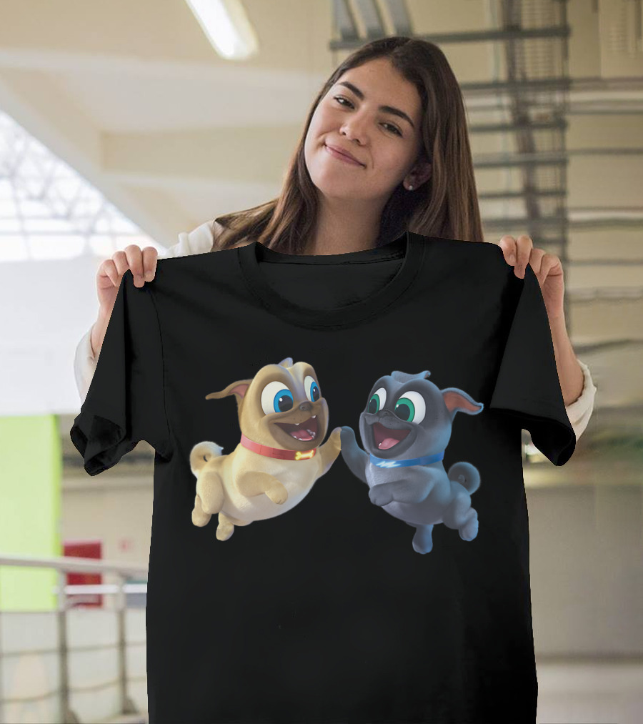 Disney Puppy Dog Pals Rolly and Bingo High Five T-Shirt