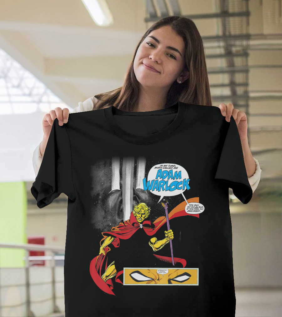 Adam Warlock Marvel Comic Style Classic Intro For Eternity T-Shirt