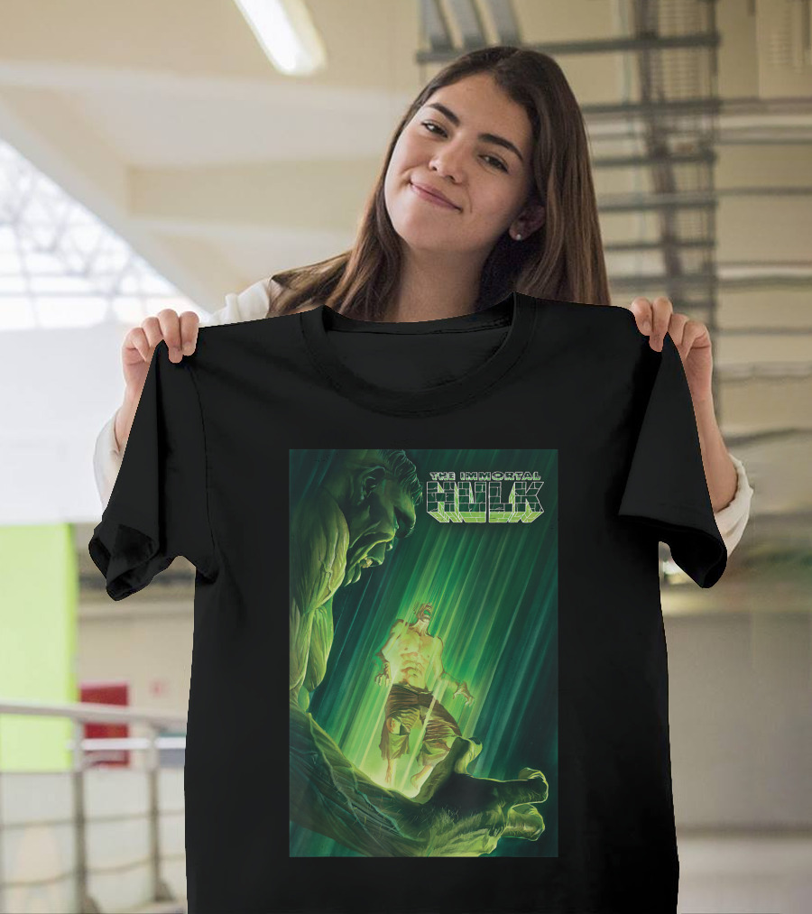 The Immortal Hulk Marvel Comic Cover Featuring The One Below All Confrontation T-Shirt