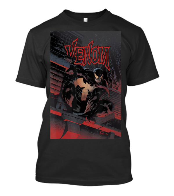 Venom Comic Book Cover Marvel Comixology Issue 11 Rooftop Prowl T-Shirt