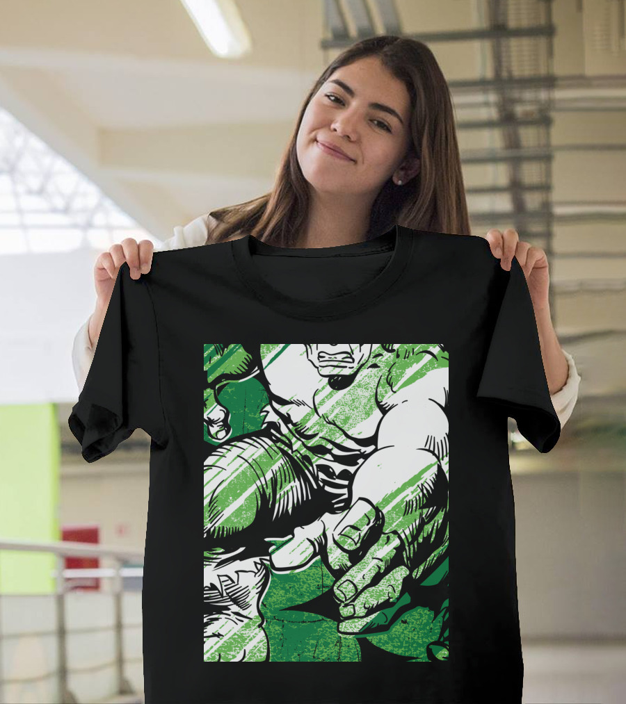 Marvel Hulk Green Shamrocks St Patricks Day T-Shirt