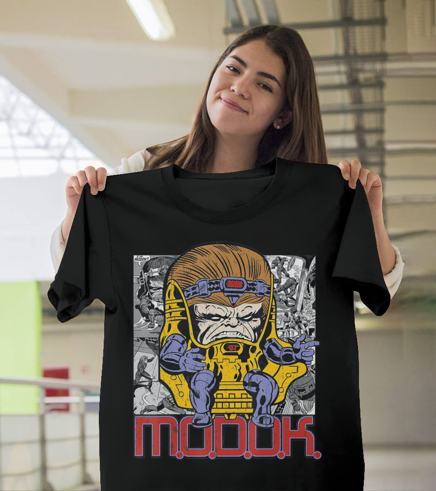 Marvel M.O.D.O.K. Chillin Like A Villain Comic Panel T-Shirt