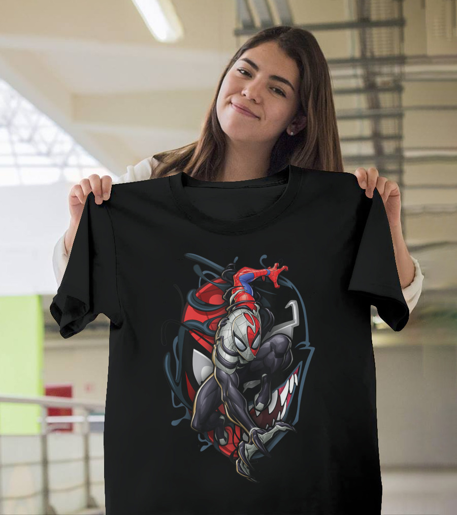Marvel Spider Man Maximum Venom Action Shot Iconic Pose T-Shirt
