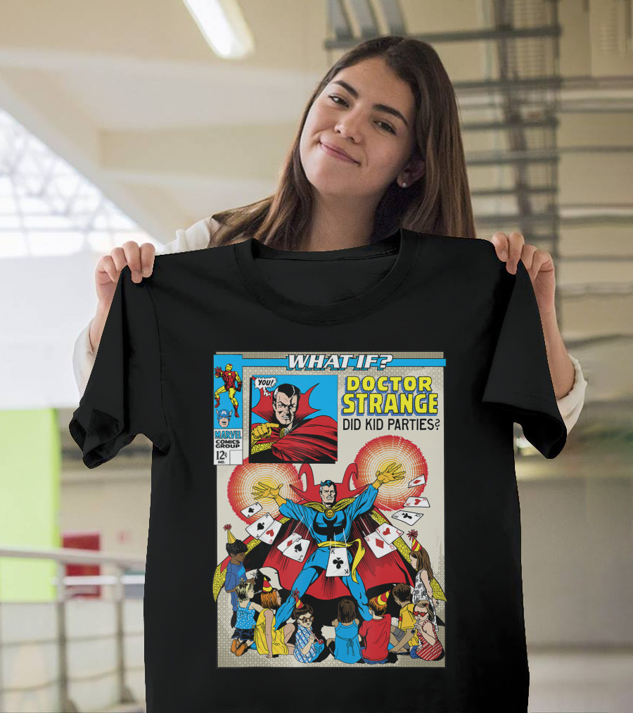 WHAT IF DOCTOR STRANGE DID KID PARTIES COMIC COVER MARVEL COMICS GROUP 12¢ KIDS T-Shirt