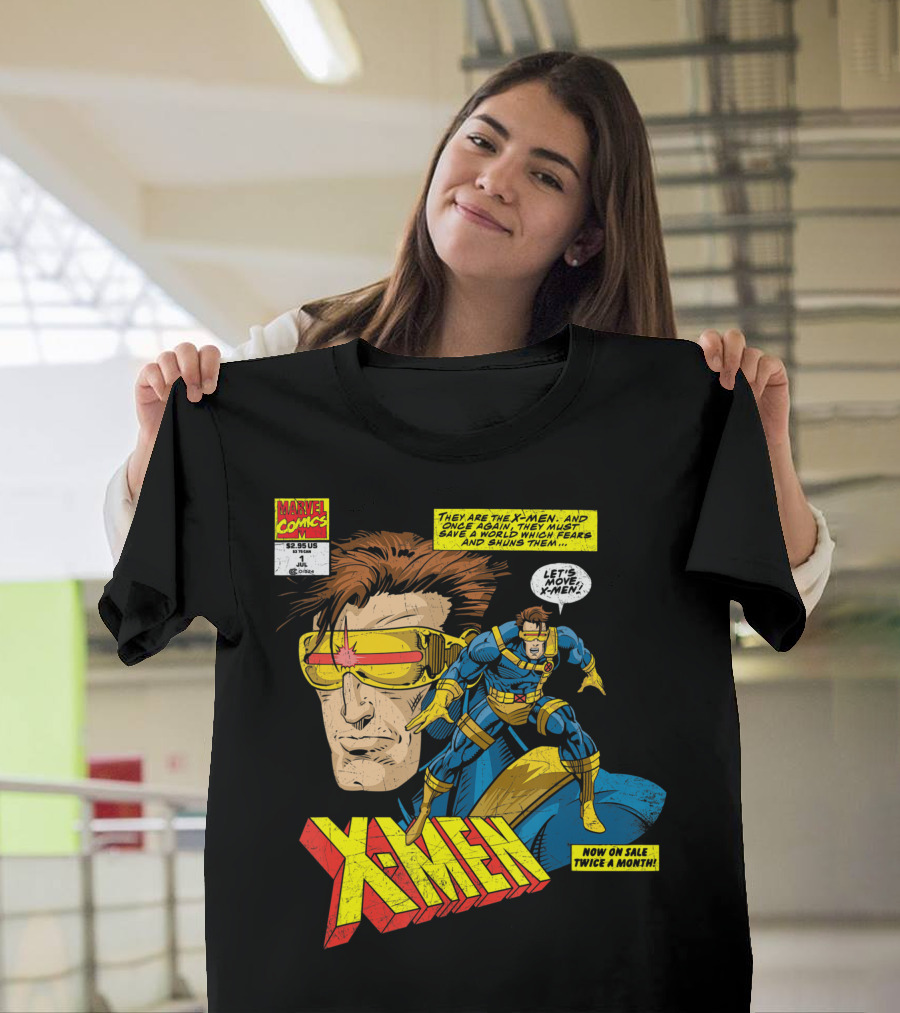 Marvel X Men Cyclops Vintage Comic Twice a Month T-Shirt