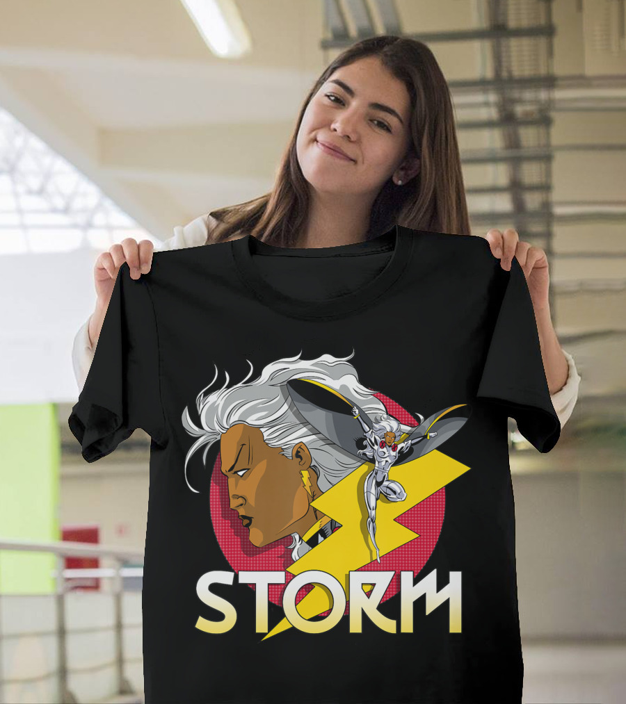 Marvel X Men Storm Lightning Profile T-Shirt
