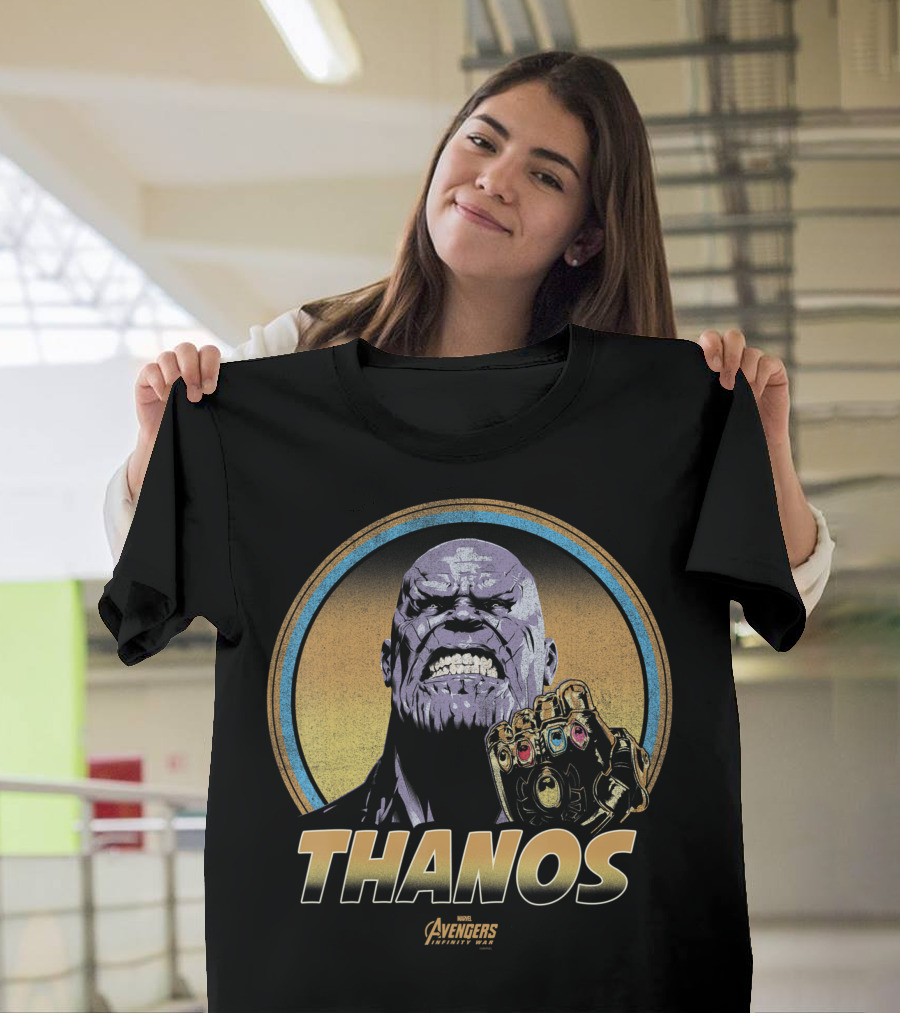 Marvel Avengers Infinity War Thanos Vintage T-Shirt
