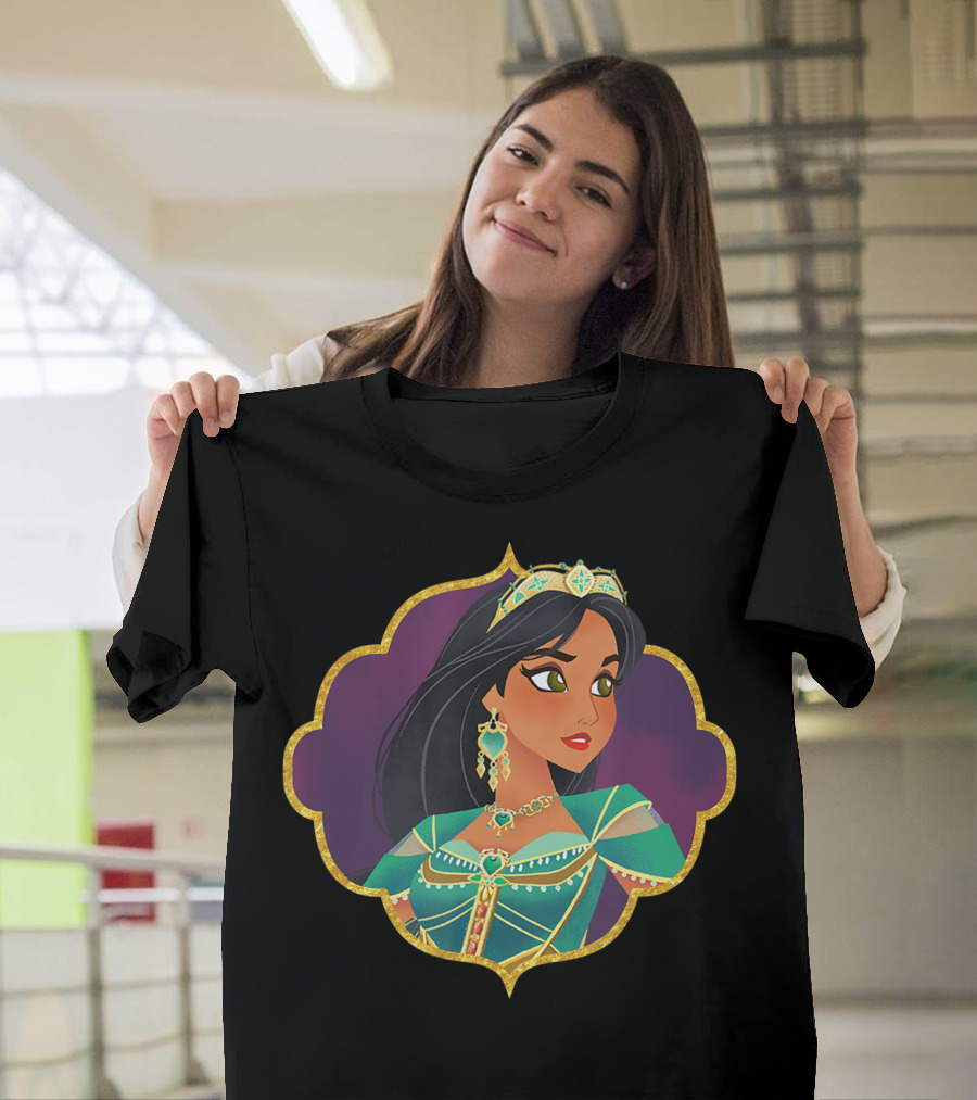 Disney Aladdin Live Action Princess Jasmine Regal Frame T-Shirt