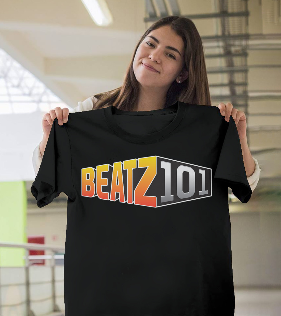 Disney Channel Just Roll With It Beatz101 Orange Gradient Block T-Shirt