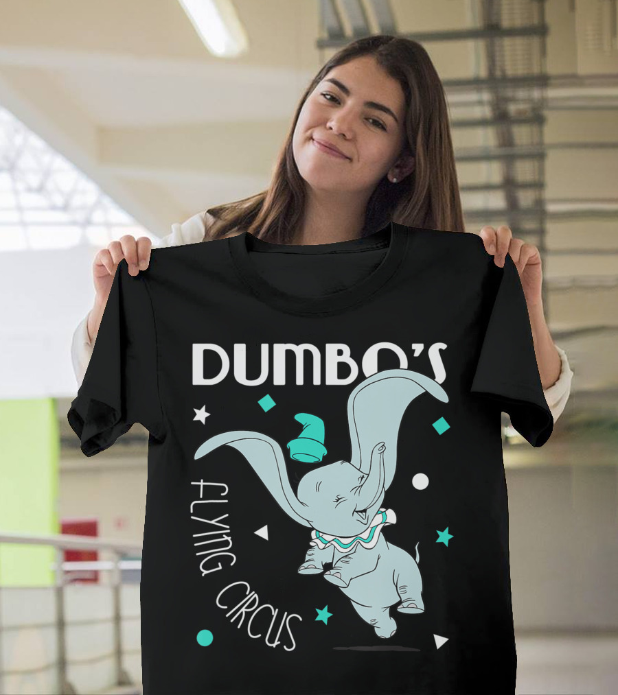 Dumbo's Flying Circus Cute Elephant Disney T-Shirt