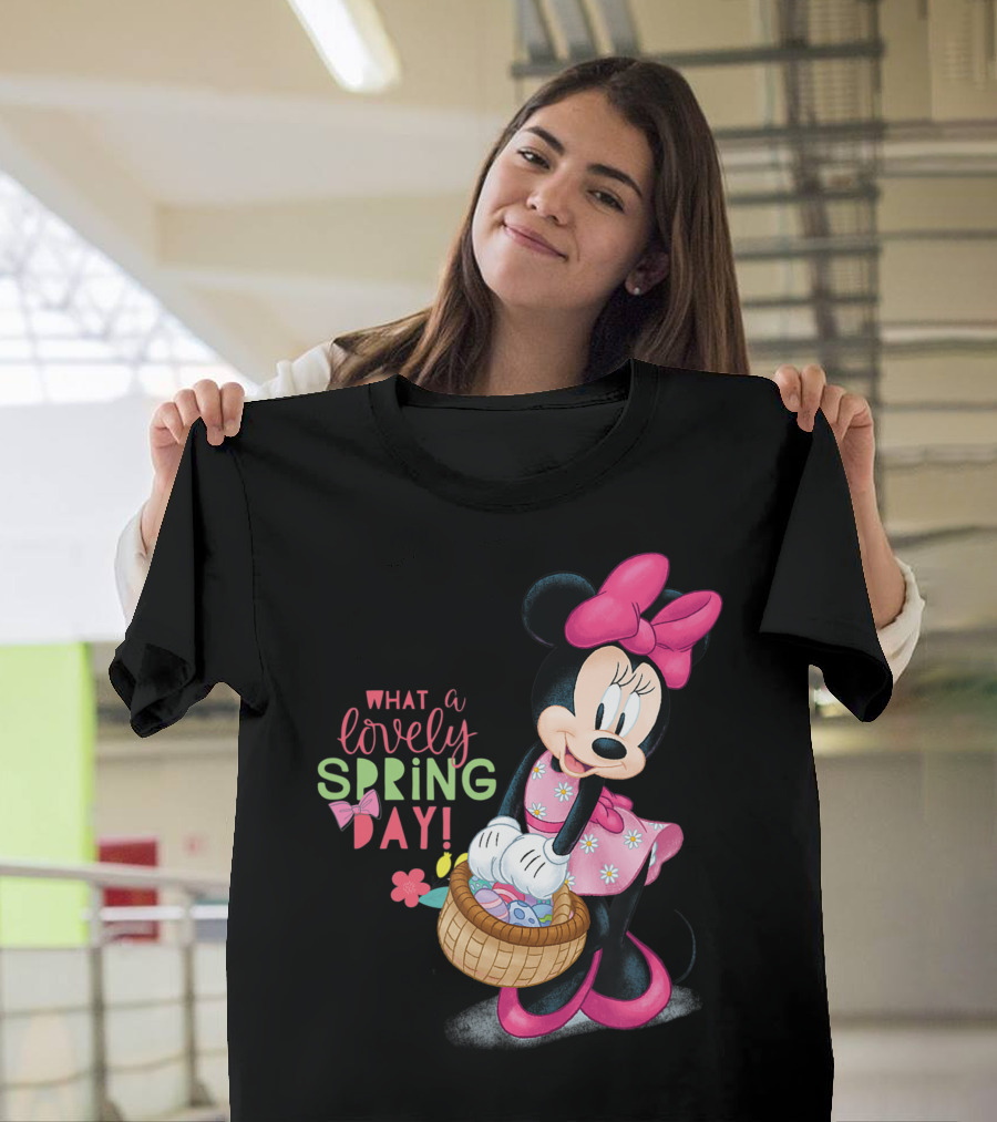 Minnie Mouse Disney Easter What a Lovely Spring Day T-Shirt