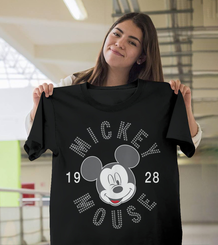 Mickey Mouse 1928 Faux Rhine Stud T-Shirt
