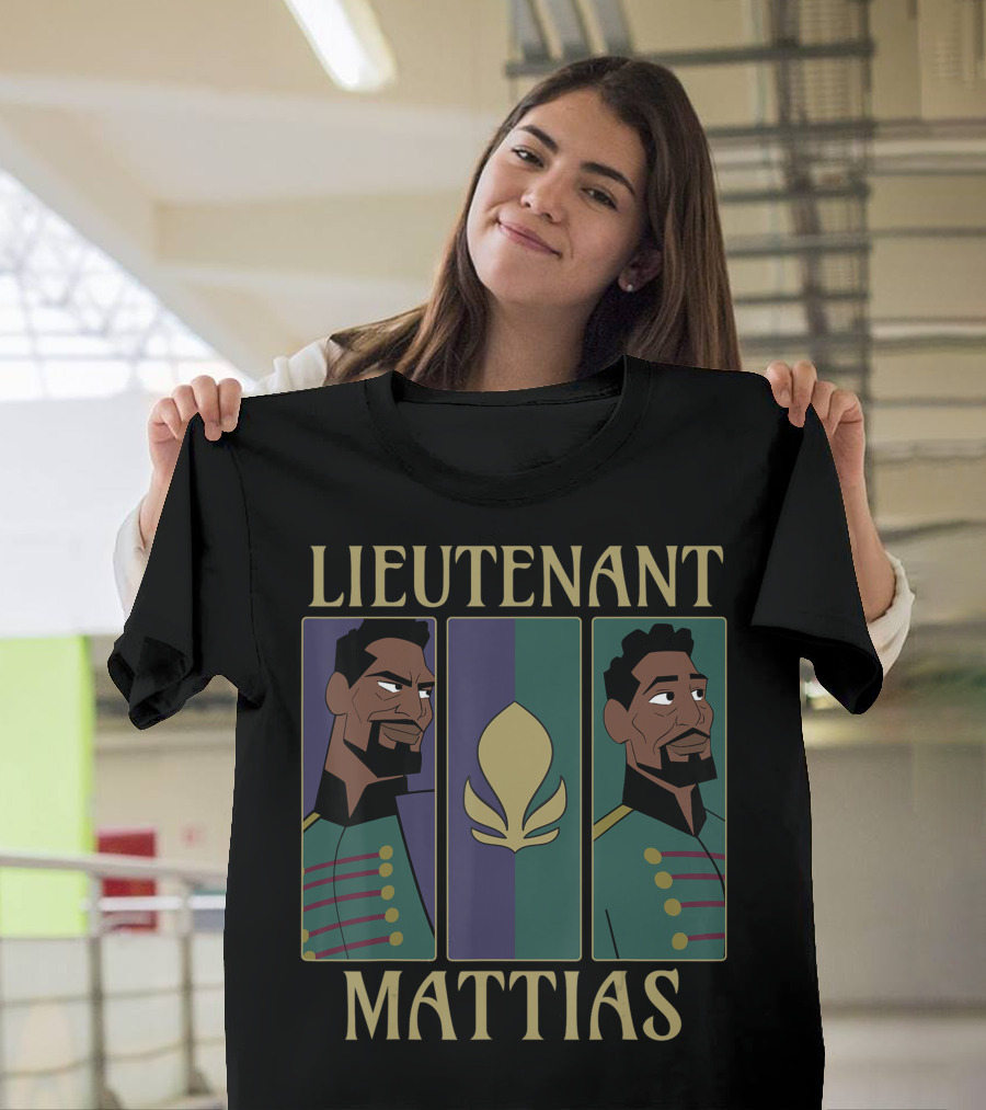 Lieutenant Mattias Frozen 2 Character Portrait Panels T-Shirt
