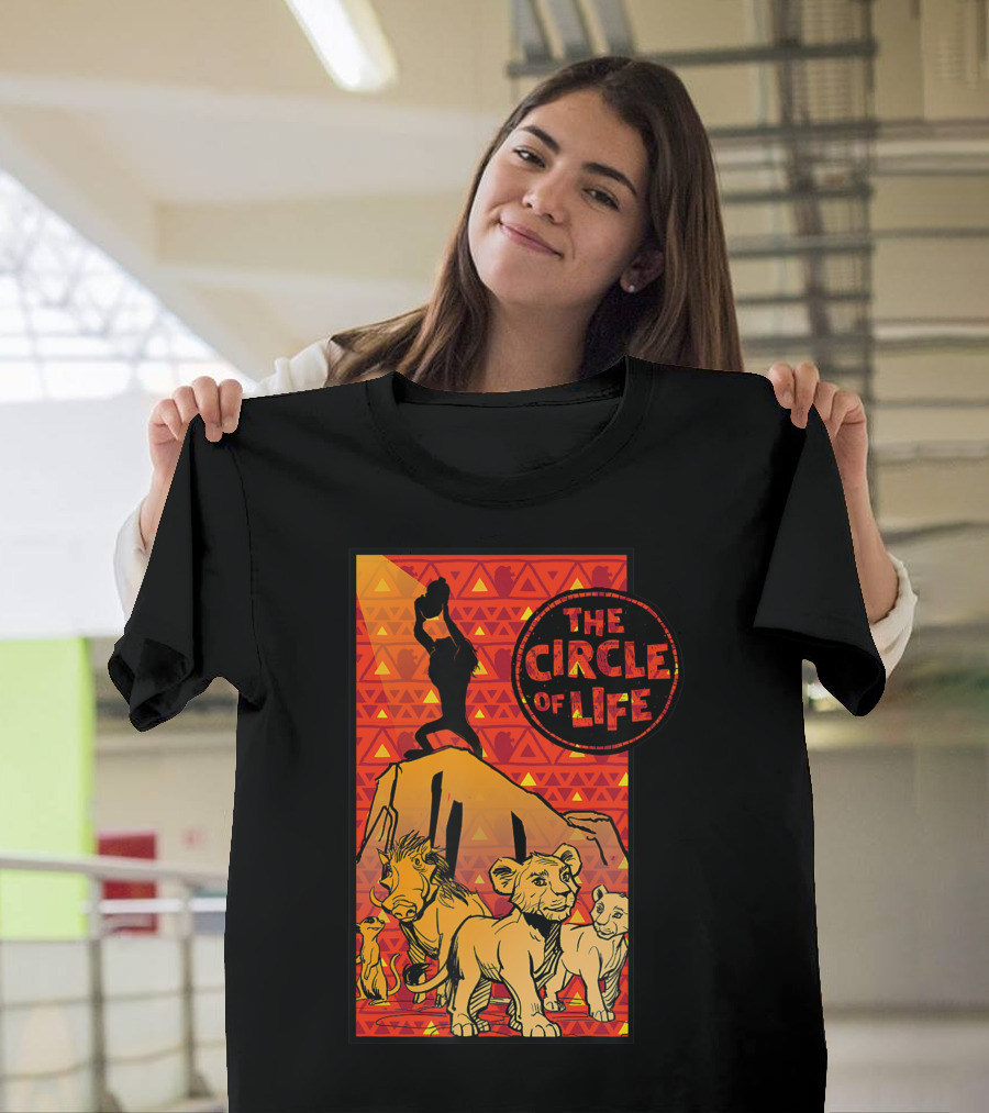 The Lion King Circle of Life Live Action Disney Rafiki Simba Mufasa Pride Rock T-Shirt