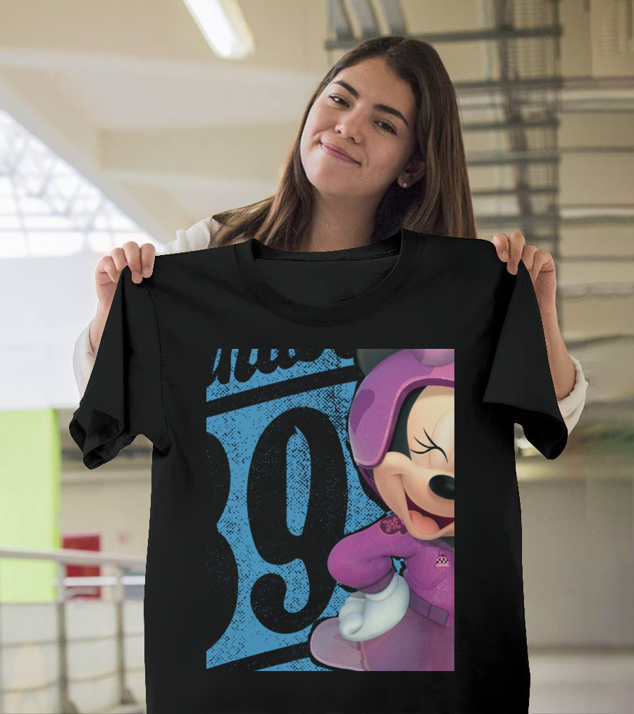 Minnie Pink Racing Suit Number 89 Disney Mickey And The Roadsters T-Shirt