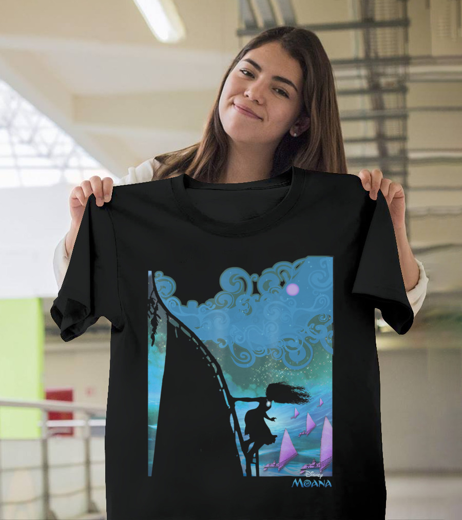 Disney Moana Night Sky Sailing Adventure T-Shirt