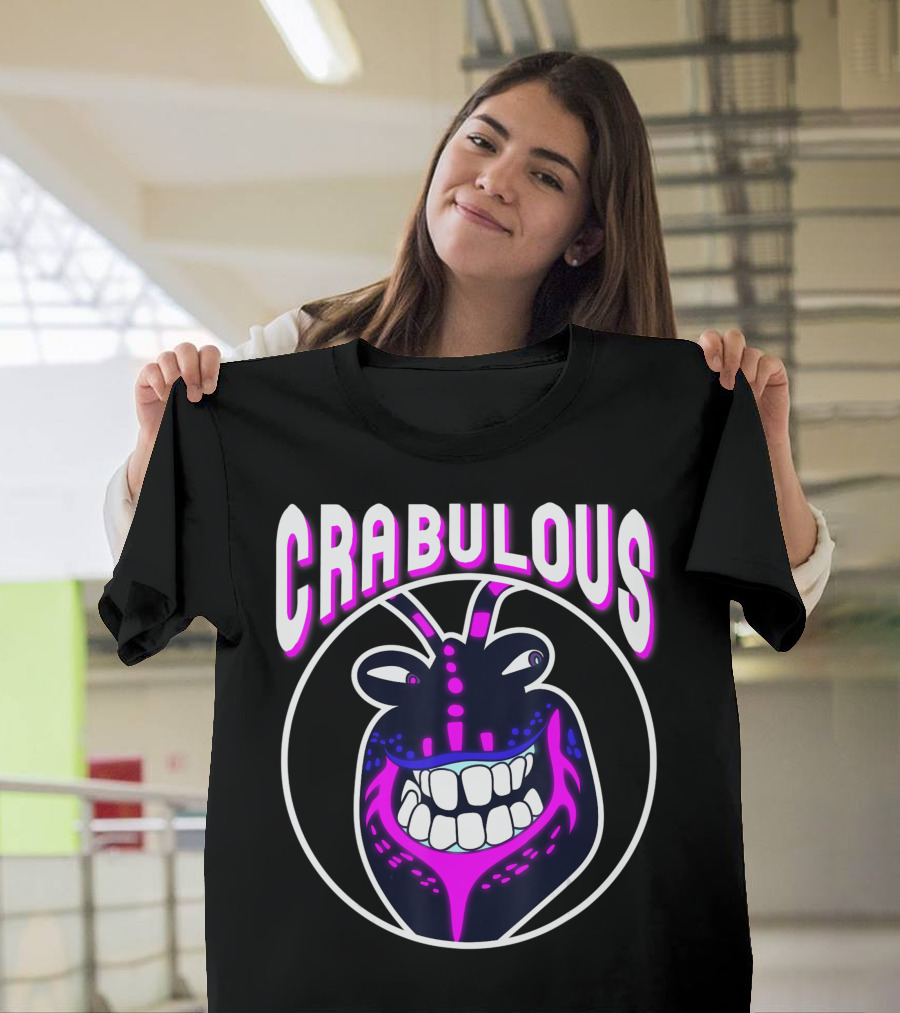 Disney Moana Tamatoa Crabulous Neon Face Circle T-Shirt