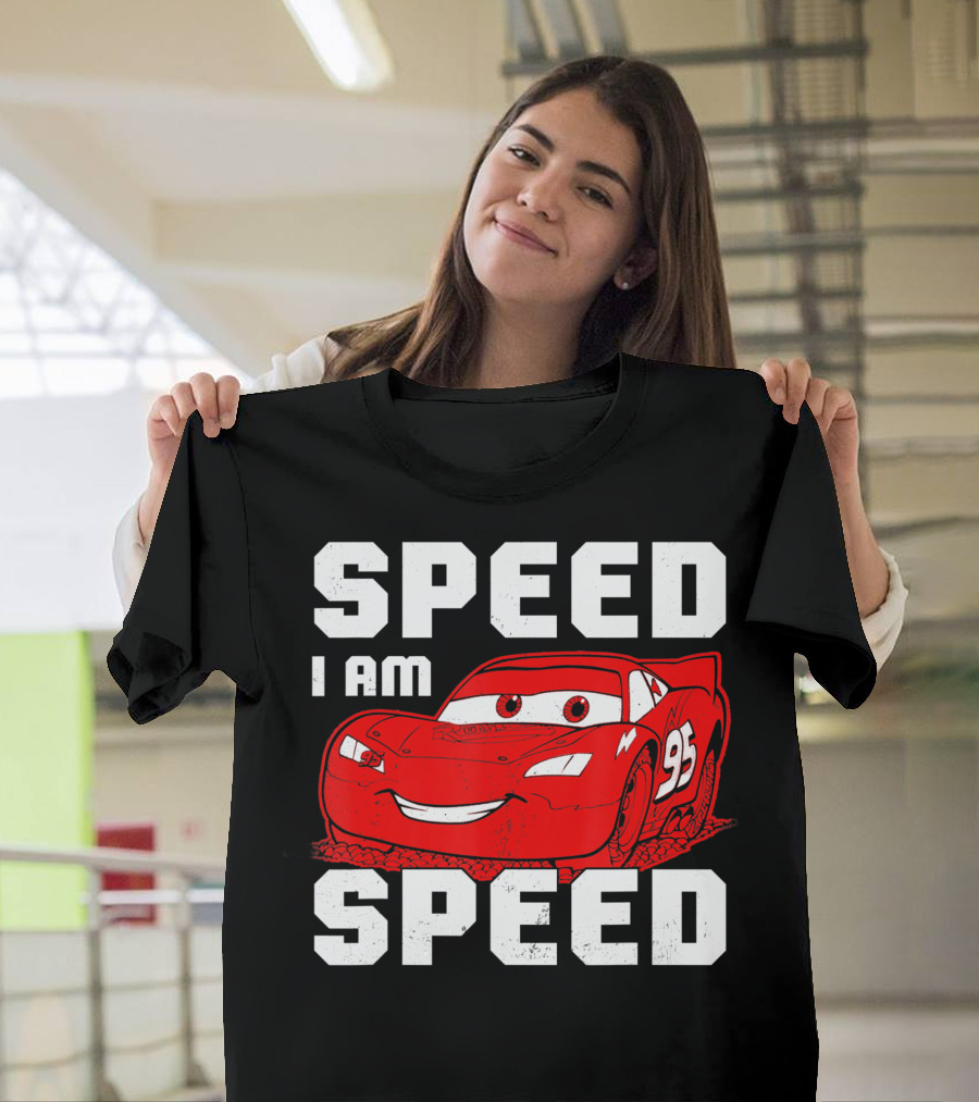 Disney Pixar Cars McQueen I Am Speed 95 T-Shirt