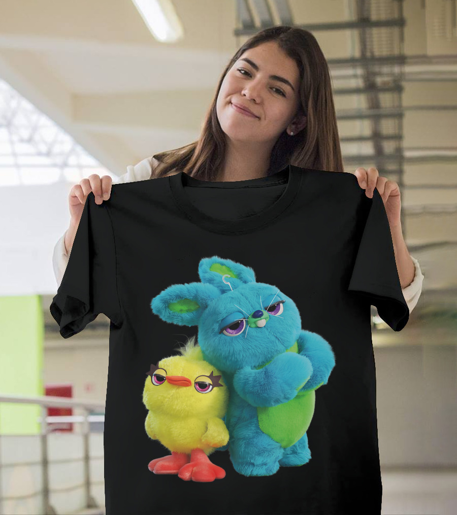 Disney Pixar Toy Story 4 Ducky and Bunny Confident Stance T-Shirt