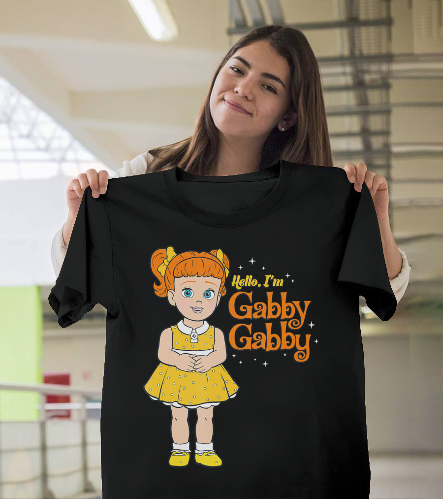 Disney Pixar Toy Story 4 Hello I'm Gabby Gabby Doll Character T-Shirt