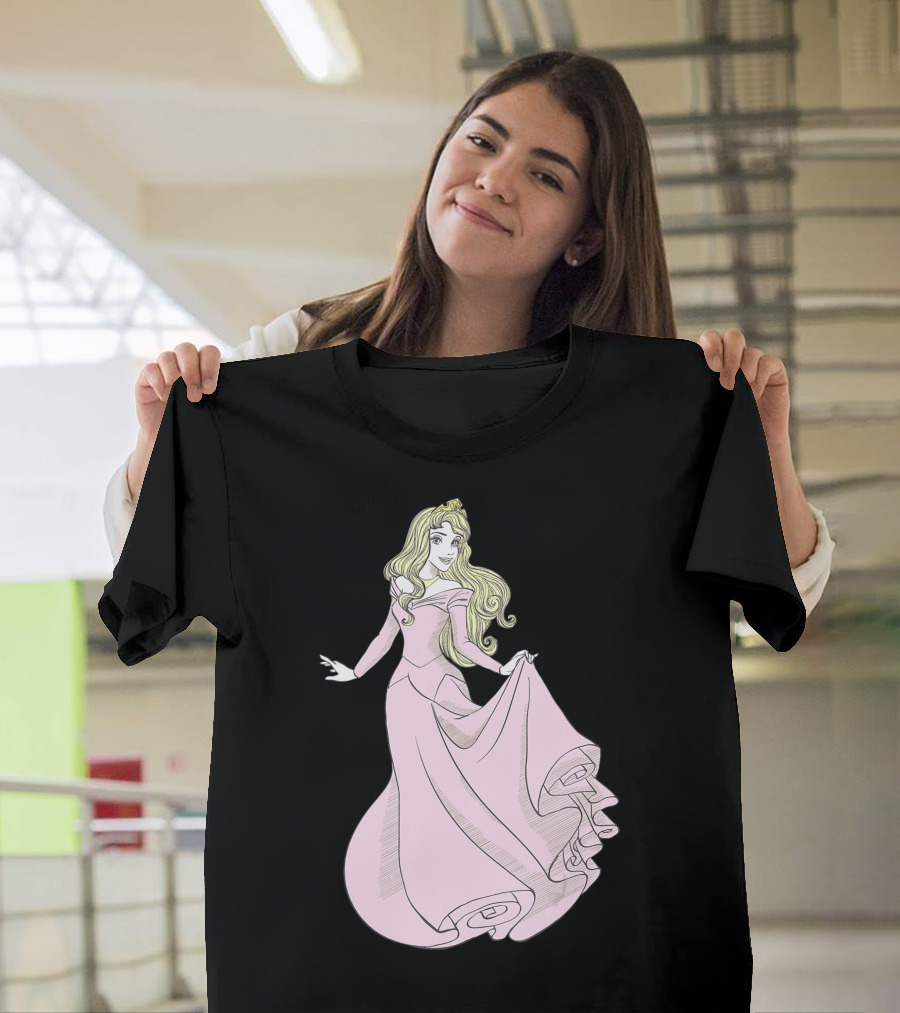 Disney Princess Aurora Sleeping Beauty Sketch T-Shirt