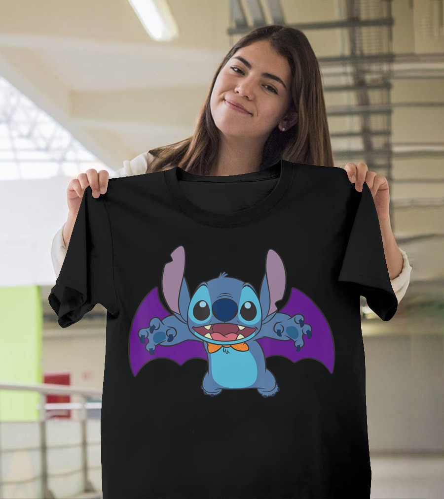 Stitch Halloween Bat Costume Disney T-Shirt