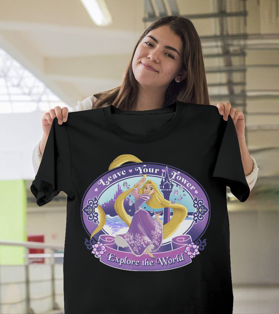 Disney Tangled Leave Your Tower Explore the World T-Shirt