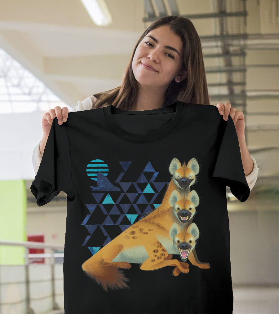 Disney The Lion King Hyenas Geometric Triangles T-Shirt