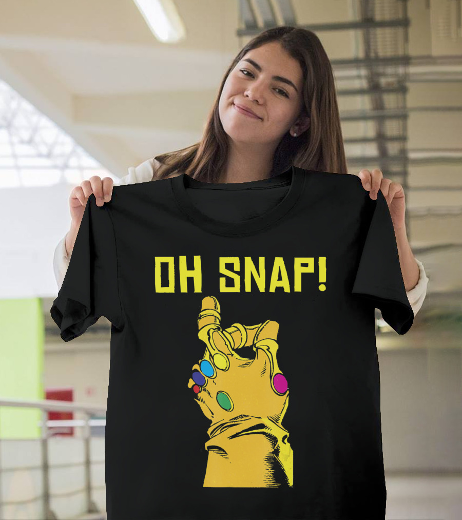 Marvel Thanos Infinity Gauntlet Oh Snap T-Shirt