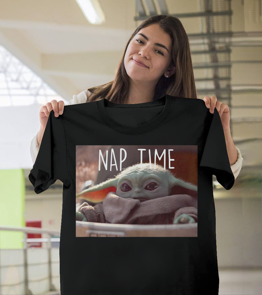 Star Wars The Mandalorian The Child Nap Time Yoda T-Shirt