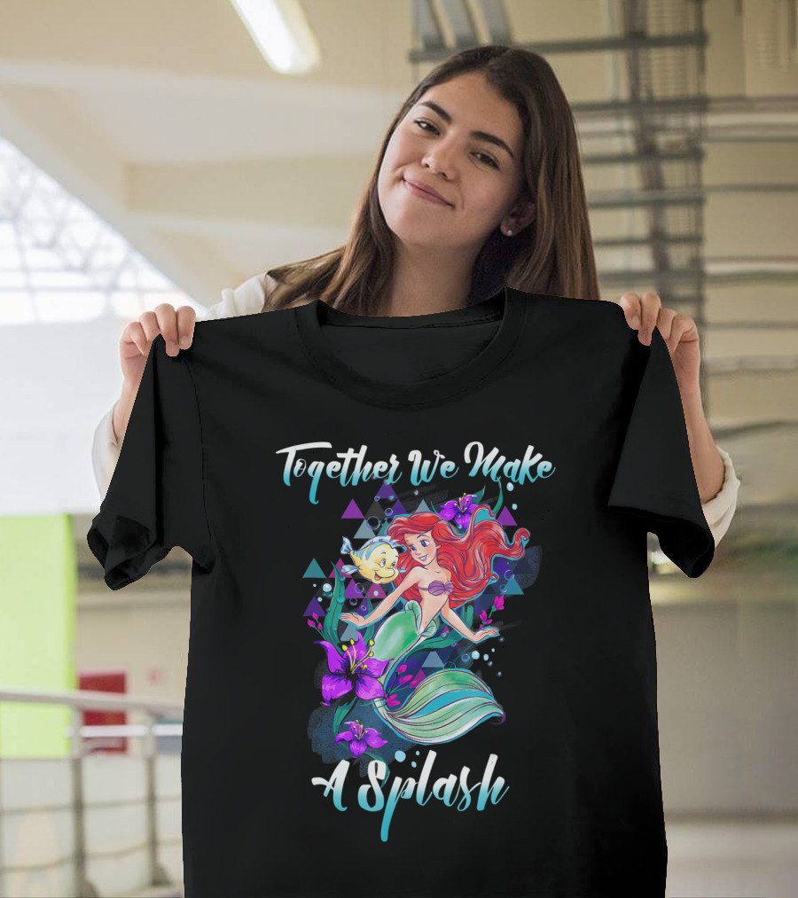 Disney Little Mermaid Together We Make A Splash T-Shirt