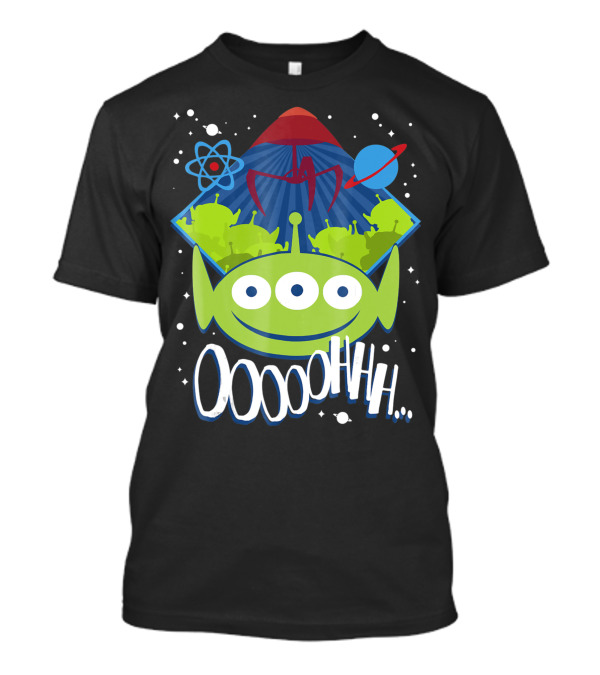Disney Pixar Toy Story Aliens Ooohhh Claw And Space Elements T-Shirt