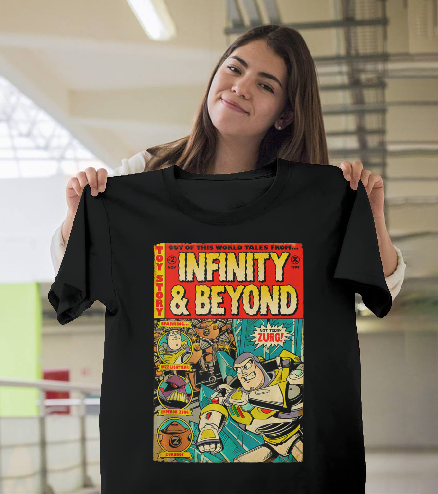 Toy Story Comic Starring Buzz Lightyear Featuring Emperor Zurg Issue 2 November 1999 Infinity and Beyond T-Shirt
