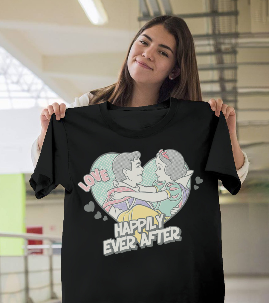 Disney Snow White Happily Ever After Love T-Shirt