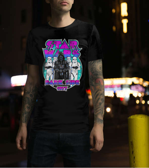 Star Wars Dark Side Darth Vader Trooper 1977 T-Shirt