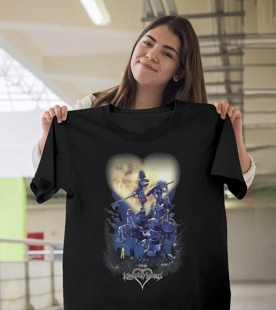 Disney Kingdom Hearts Moonlit Group Adventure T-Shirt