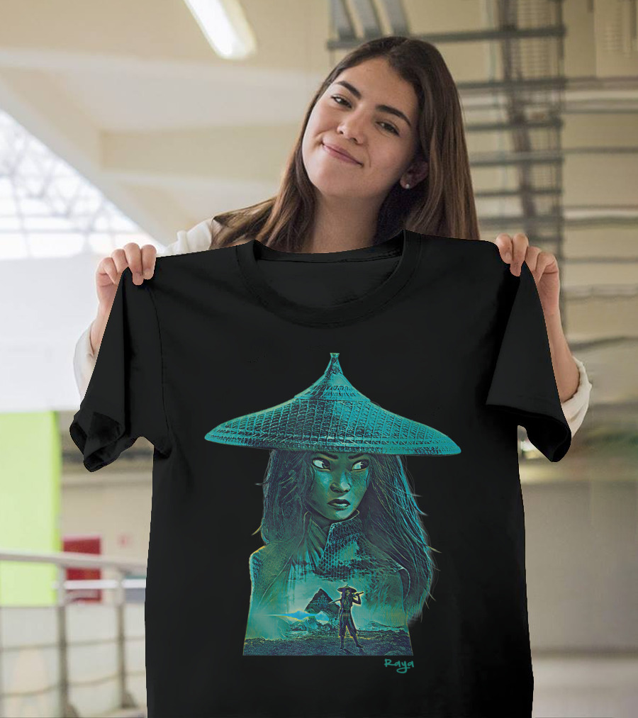 Disney Raya And The Last Dragon Warrior Of Kumandra Mystical Hat Landscape T-Shirt