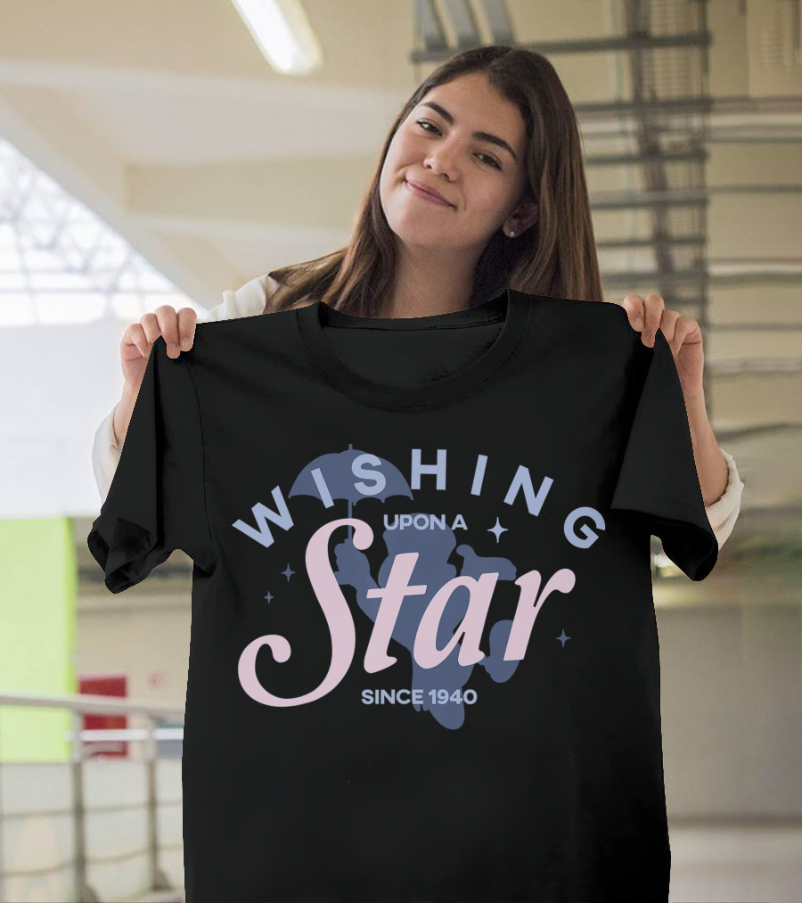 Wishing Upon A Star Since 1940 Disney Pinocchio Jiminy T-Shirt