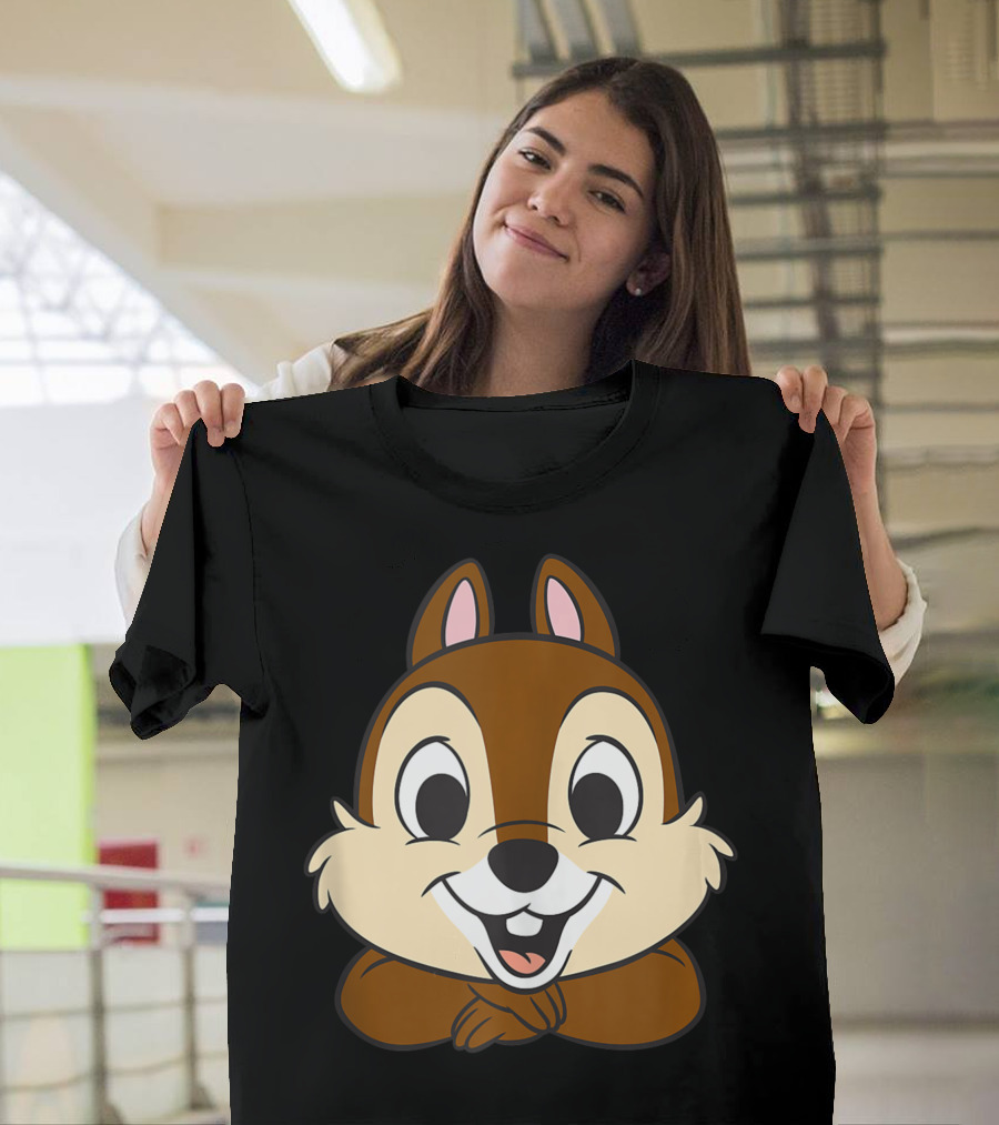 Disney Chip Iconic Smiling Face Character T-Shirt