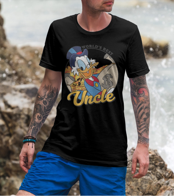 World's Best Uncle Disney DuckTales Scrooge McDuck T-Shirt