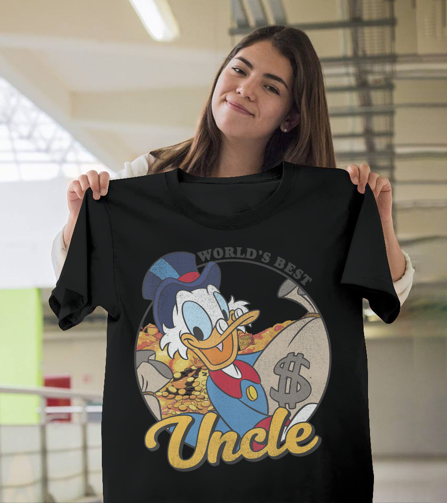 World's Best Uncle Disney DuckTales Scrooge McDuck T-Shirt